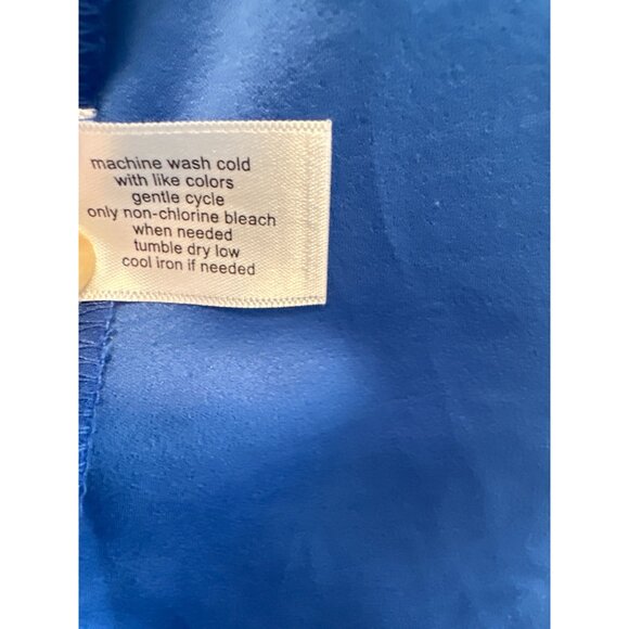 Lane Bryant Women’s Classic  Hi Low V- Neck Sleeveless Top Blue Size 22 - Picture 6 of 6